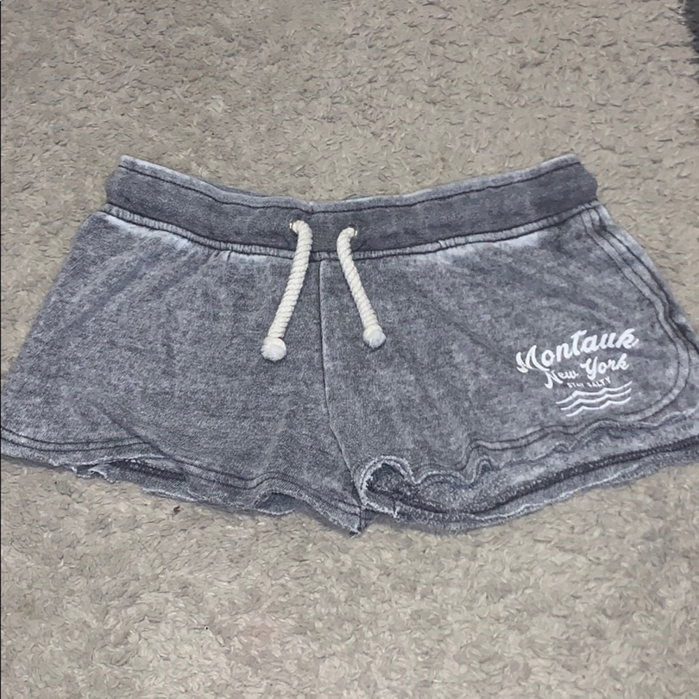 Gray Montauk Ocean Drjve Shorts.